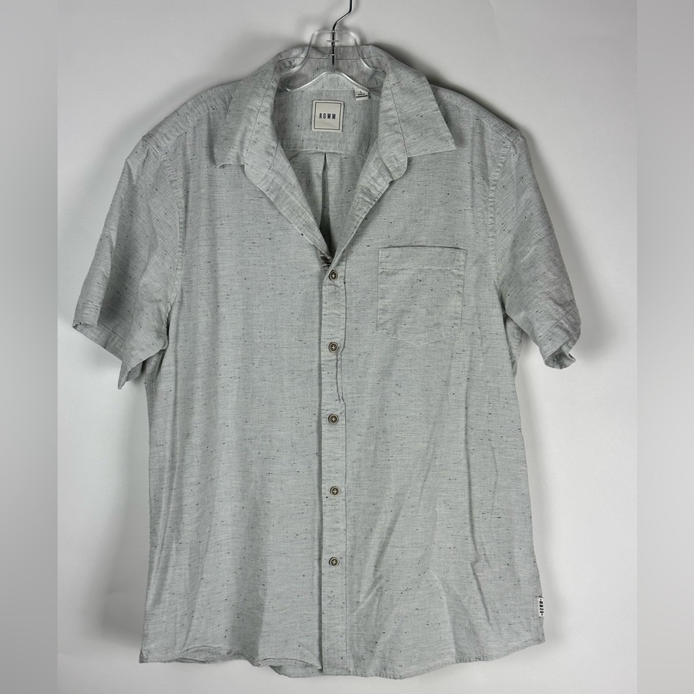 Men's Casual Point Collard Button Down Short Sleeve Shirt